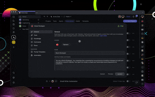 Agent automation flows.