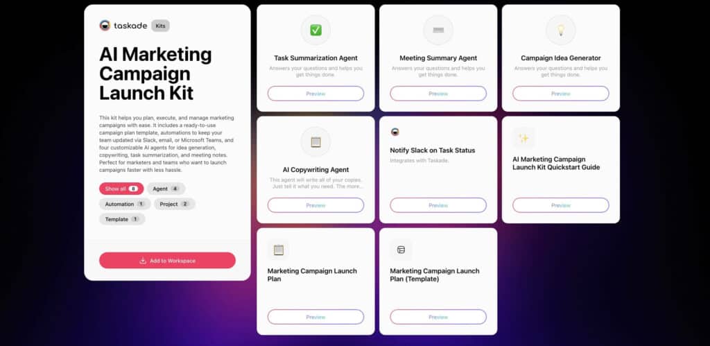Ai marketing campaign launch kit