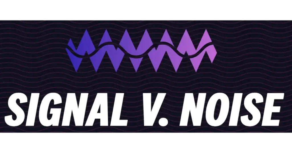 Basecamp's Signal v. Noise blog logo.