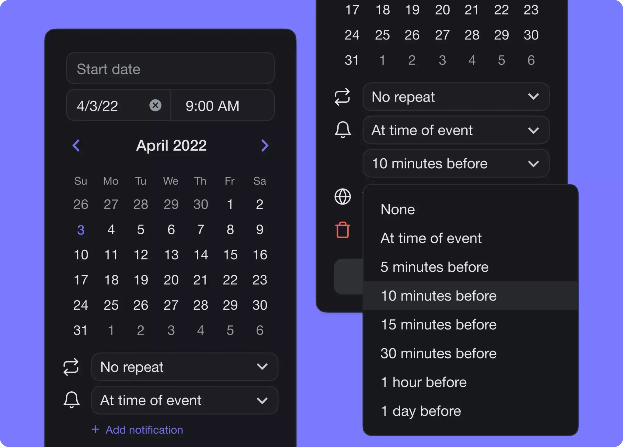 Trellis prototype user interface.