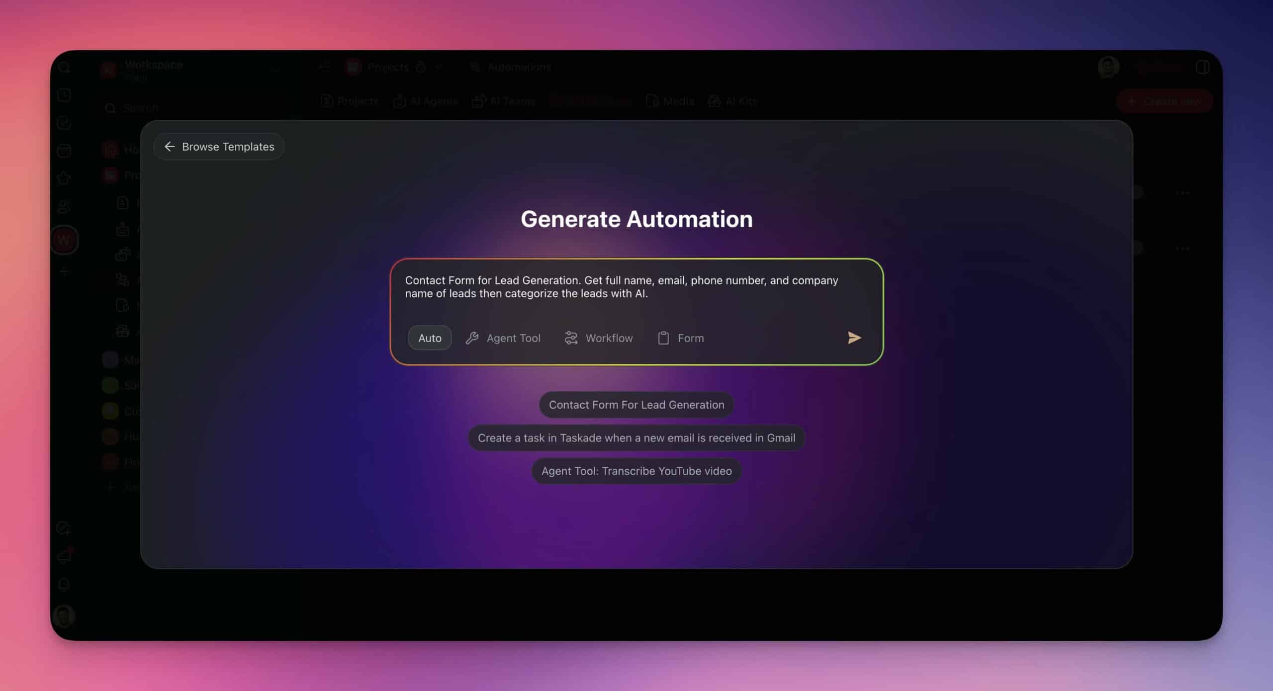 Generate automation 1