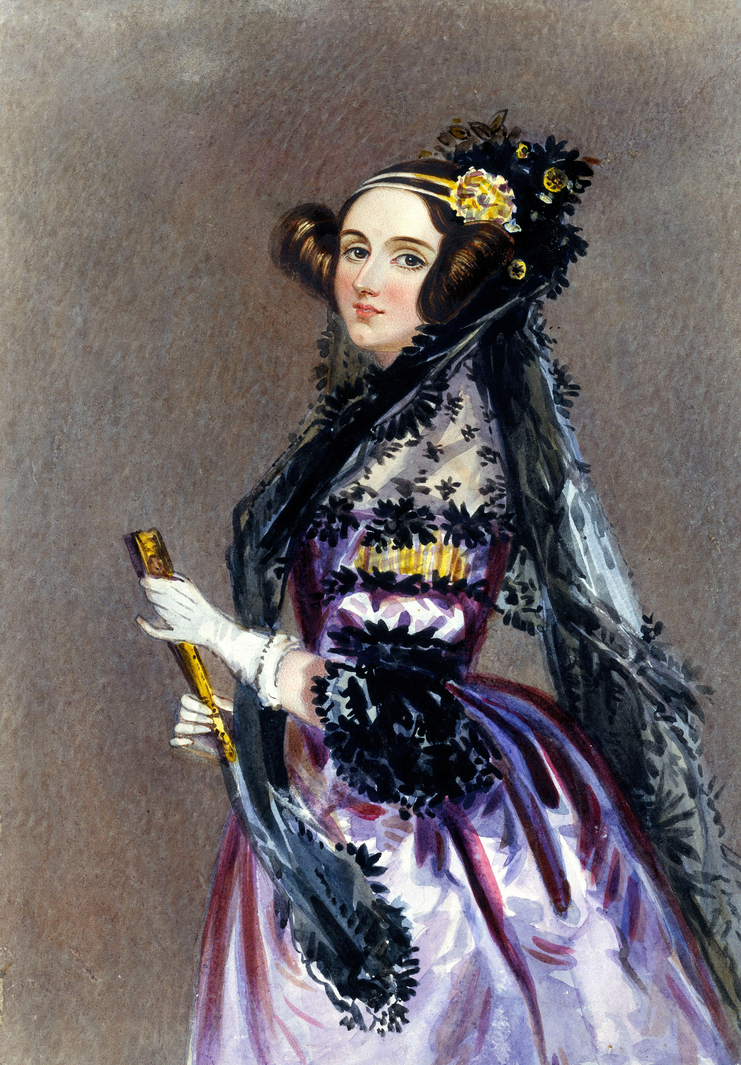 Portrait of Ada Lovelace, the first computer programmer