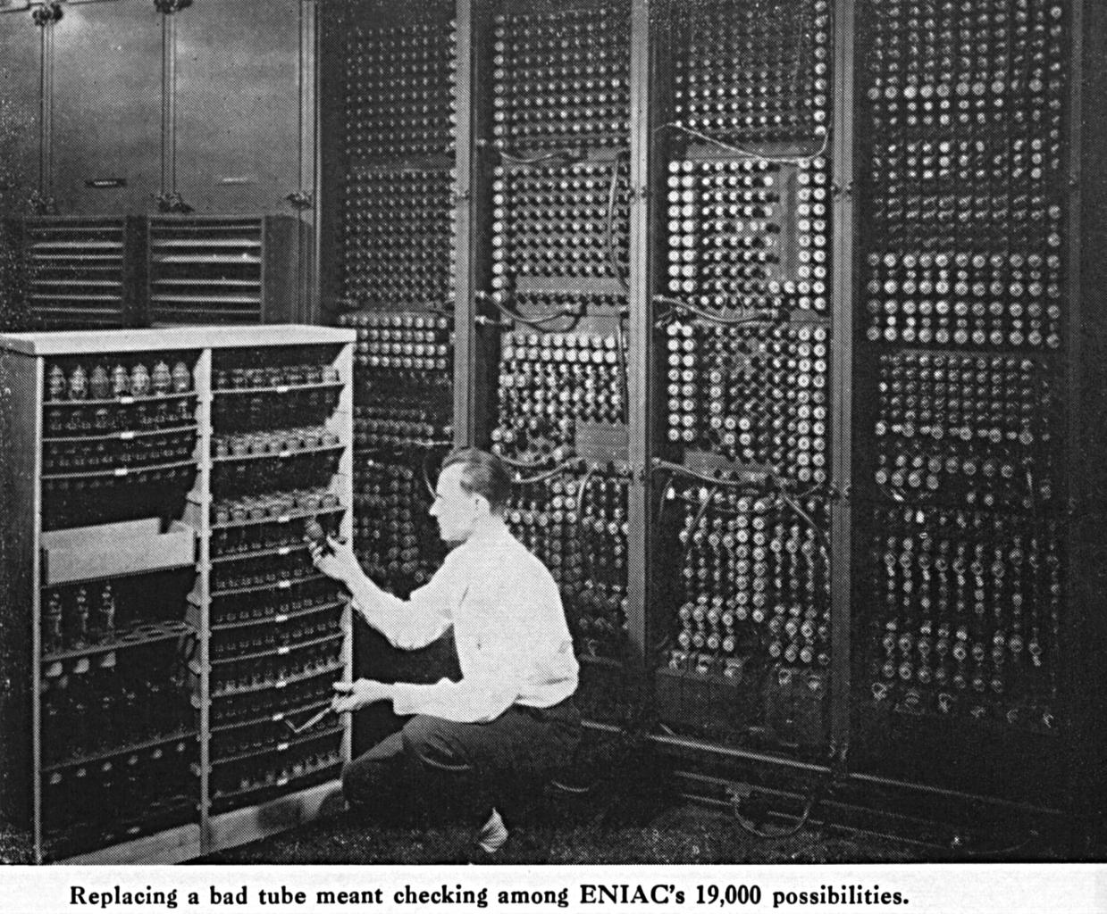 ENIAC computer at the University of Pennsylvania, 1946