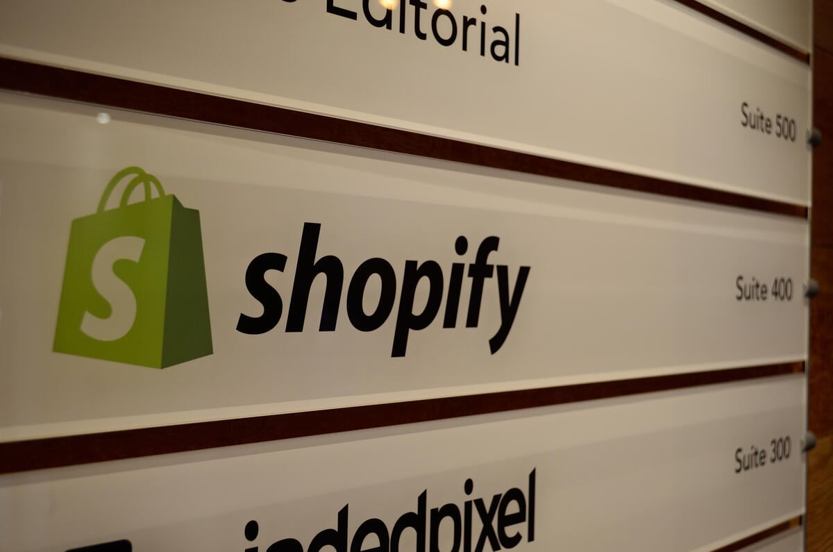 Shopify's Toronto office in 2015, the year of the IPO