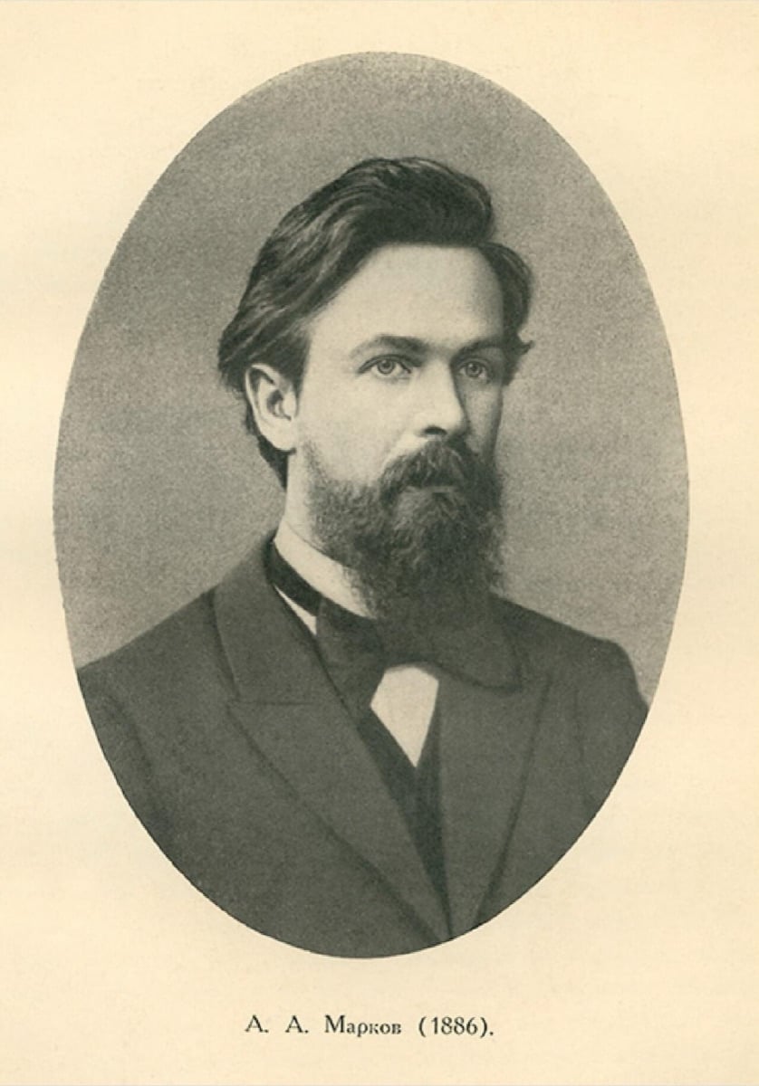 Andrey Markov in 1886, the mathematician who invented Markov chains