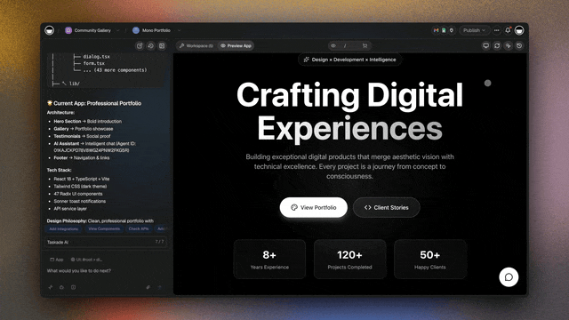 Element Selector — click any element and describe what to change