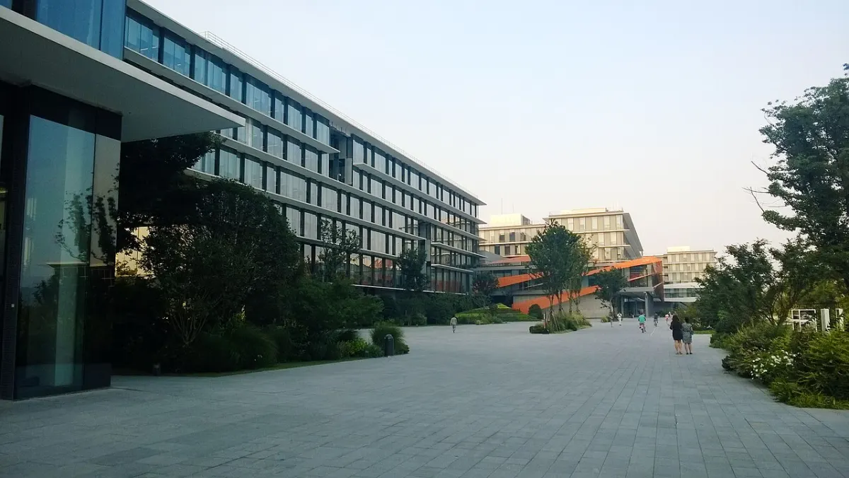 Alibaba's Xixi Park campus in Hangzhou, home of the team behind the Qwen open-weight model family