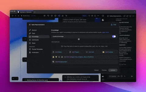 Markdown knowledge support AI Agents.