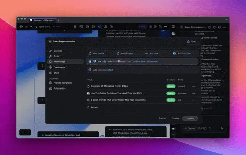 OneDrive integration for uploads.