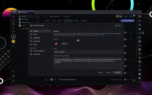 Agent automation flows.