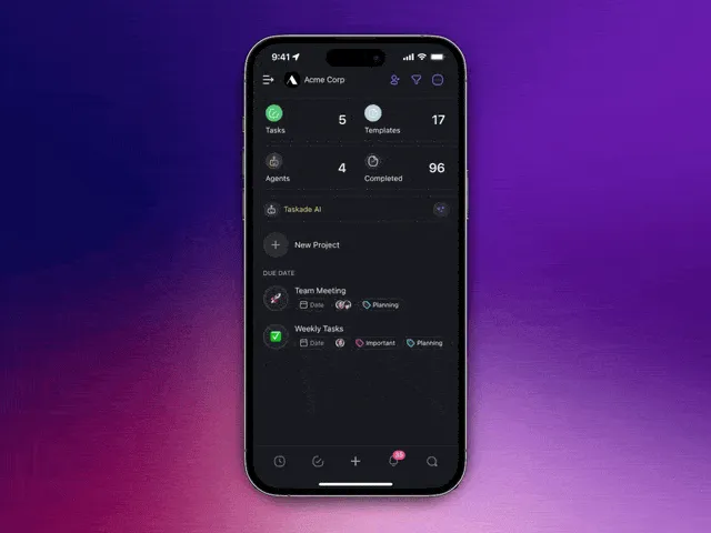 Mobile AI Agent Builder