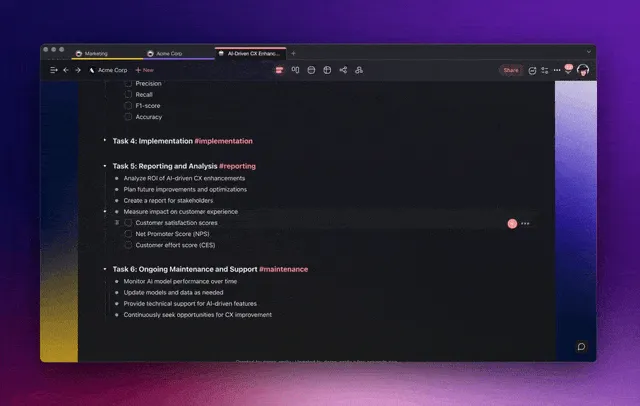 Taskade AI prioritize feature.