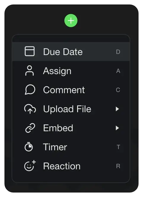 taskade add on menu 4