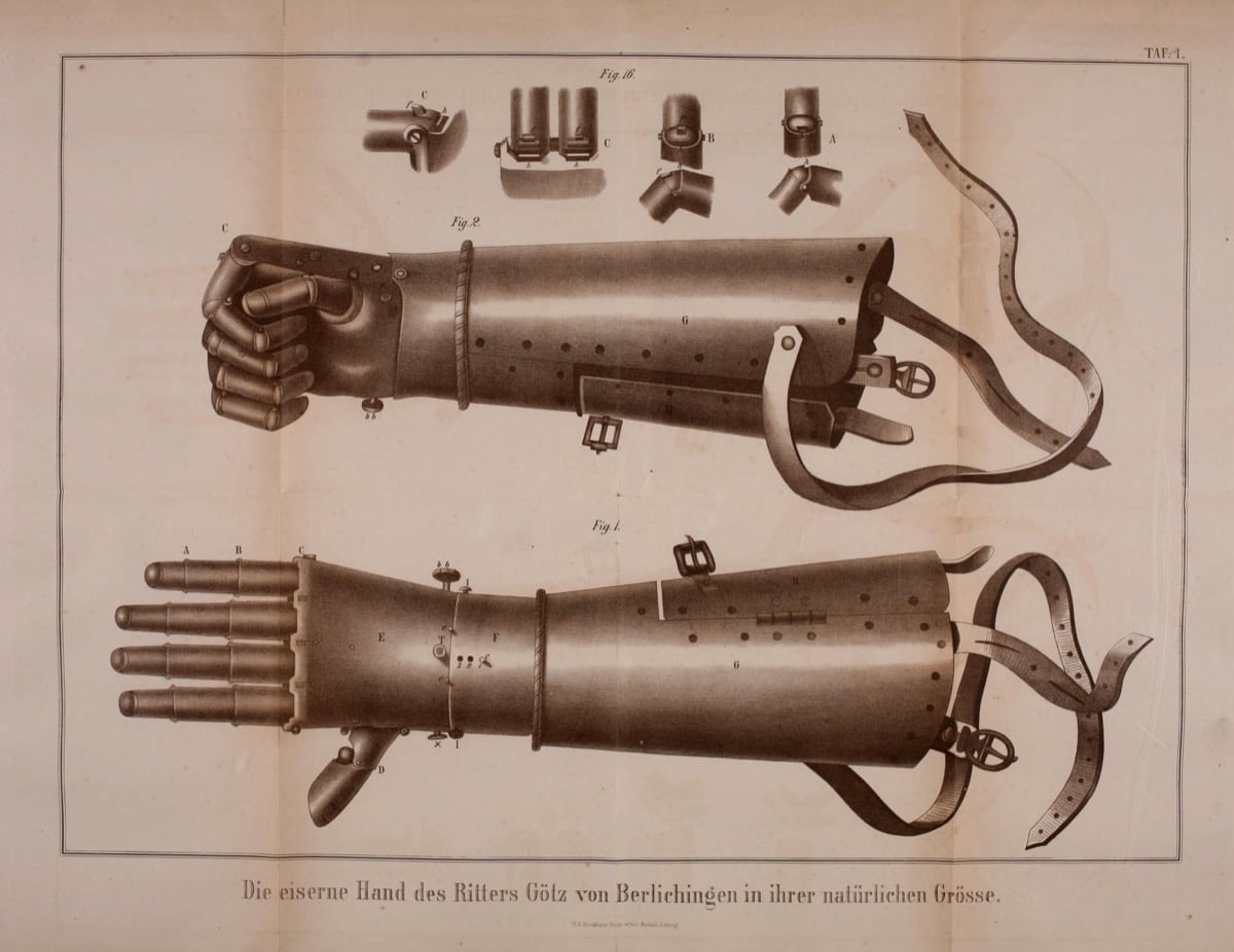 The history of LLM tool use and function calling, illustrated by the jointed iron prosthetic hand of Gotz von Berlichingen