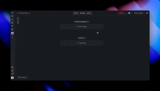 YouTube trigger for AI automation.