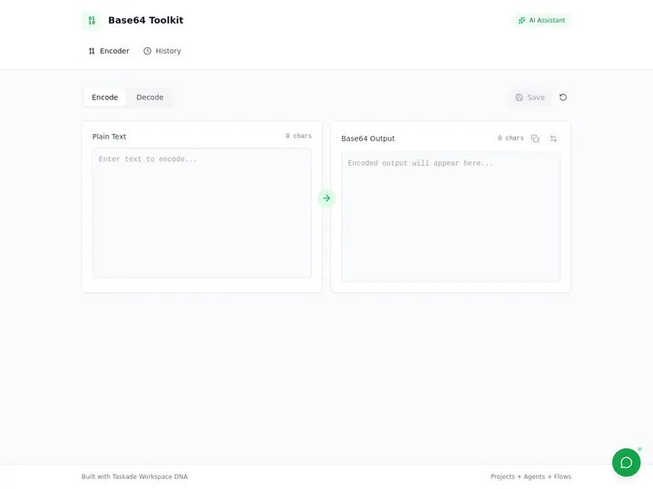 Clone a live developer toolkit app — build the whole tool, not just the snippet, in Taskade Genesis