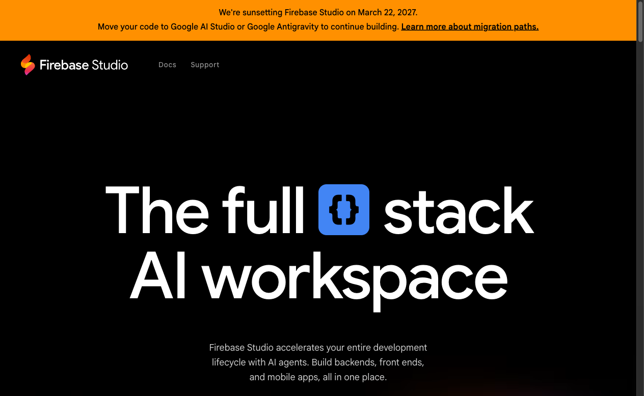 Firebase Studio