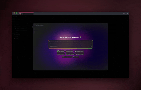 Custom AI agent creation in Taskade