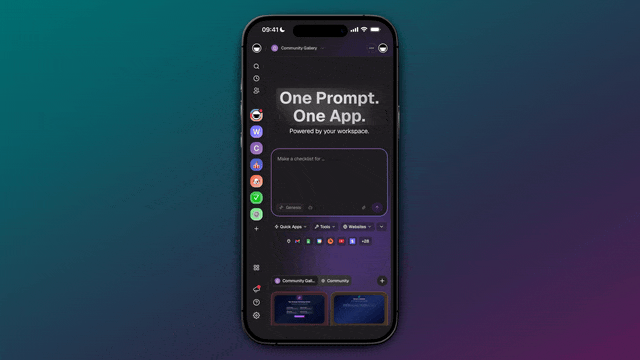 Mobile Genesis app builder — heir to 2022 Quick Add widgets