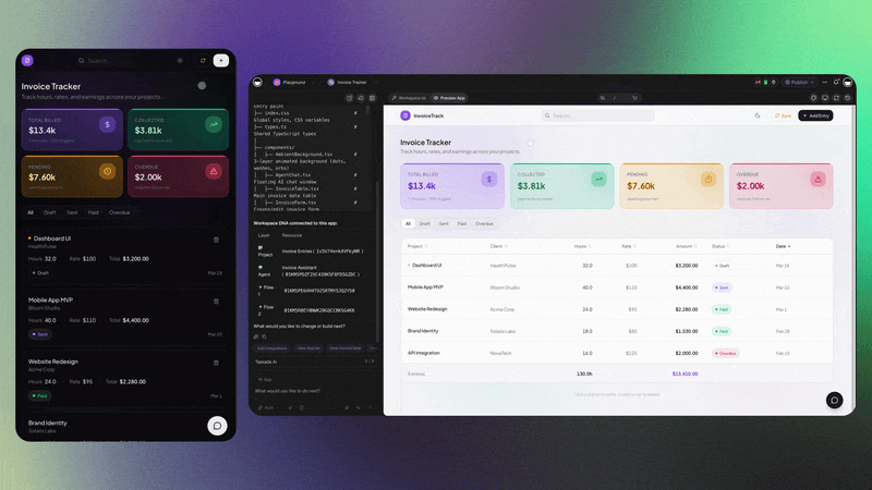 Taskade Monday-style invoice tracker: Monday.com alternative with built-in AI agents and automations