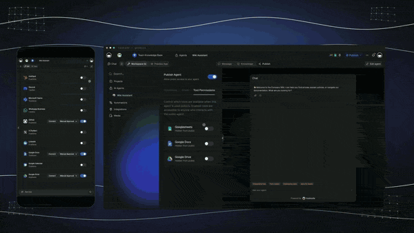 Custom tools and slash commands on a Taskade AI agent, the no-code counterpart of a SKILL.md file