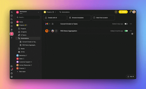 Copy and duplicate automation workflows