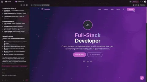 Publishing an app from Taskade Genesis: the free plan ships a live, shareable address with a Taskade badge, and paid plans unlock password protection, badge removal, and a custom domain on Business and above