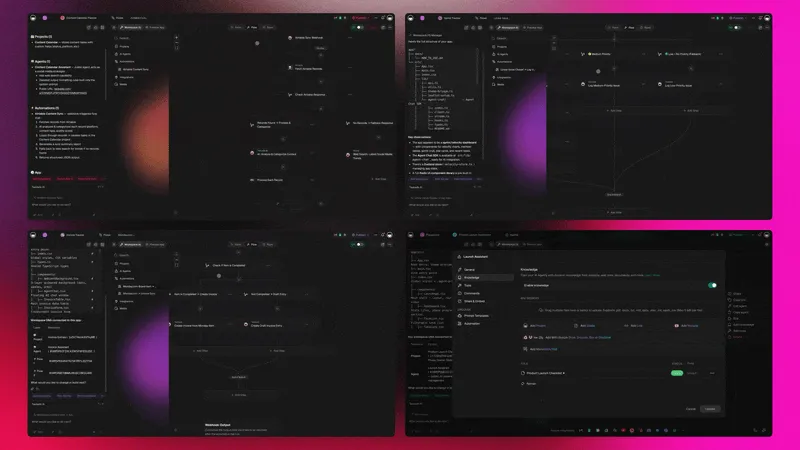 The 100+ integrations grid in Taskade Genesis, Slack, Notion, Gmail, Salesforce, Stripe, Shopify, Linear, Monday, GitHub, and more
