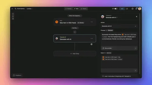 Taskade's enhanced integrations platform connecting multiple services in one workspace