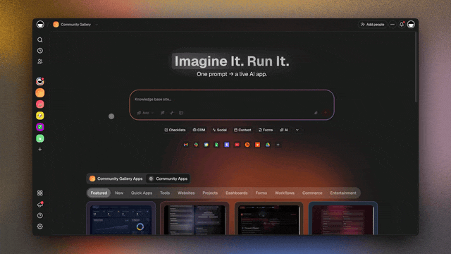 Community Gallery — Imagine It. Run It.